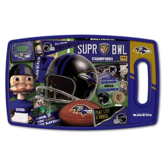 NFL Retro Series Cutting BoardBaltimore Ravens {1}