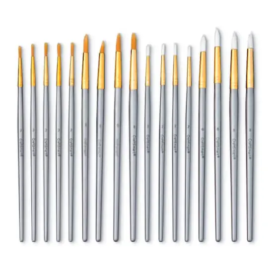 Assorted All-Purpose Brushes Super Value Pack by Craft Smart&reg; {6}