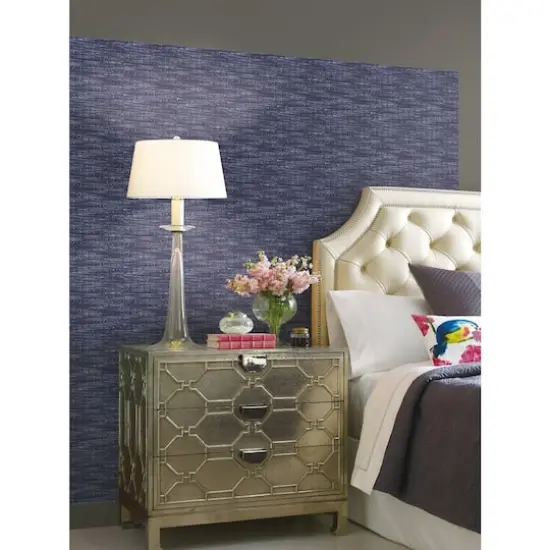 RoomMates Tabby Peel & Stick Wallpaper Blue {5}