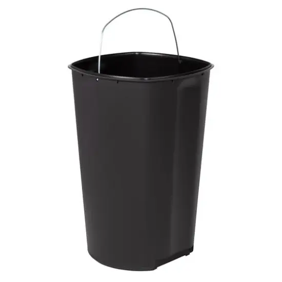 Honey Can Do 50L Soft-Close Stainless Steel Step Trash Can with Lid {5}