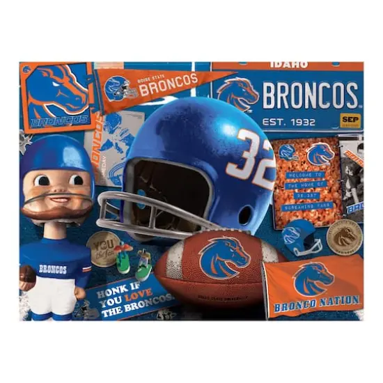 College Team Retro Series 500 Piece Puzzle Boise State Broncos {5}