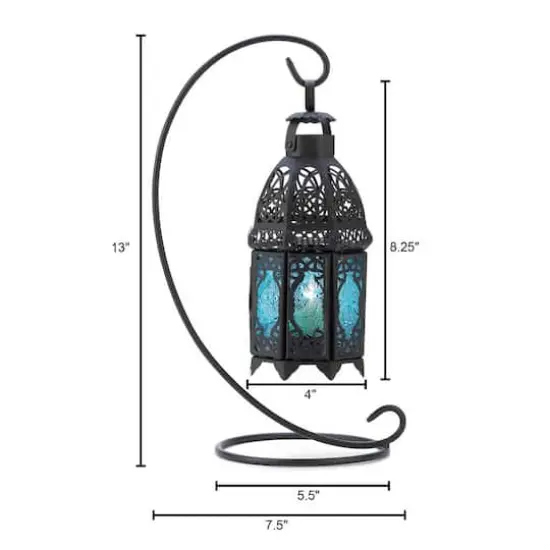 13" Sapphire Nights Table Lantern {3}