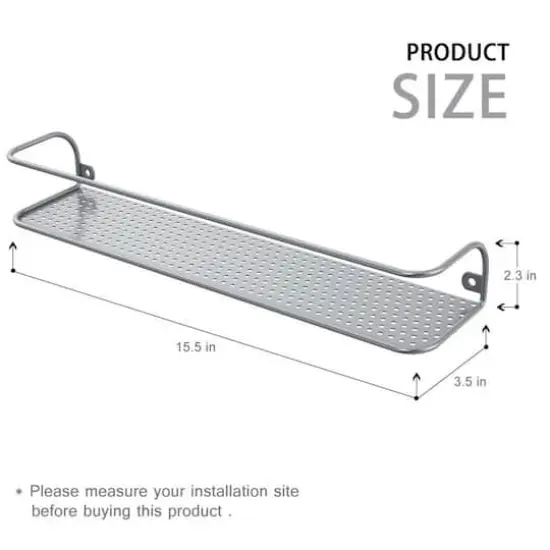 NEX&trade; Silver Wall-Mounted Spice Racks, 2ct. {3}