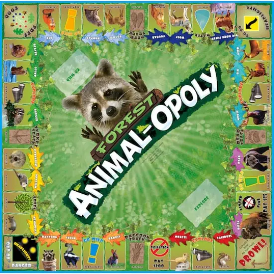 Late For The Sky Forest Animal-Opoly&trade; Board Game {5}