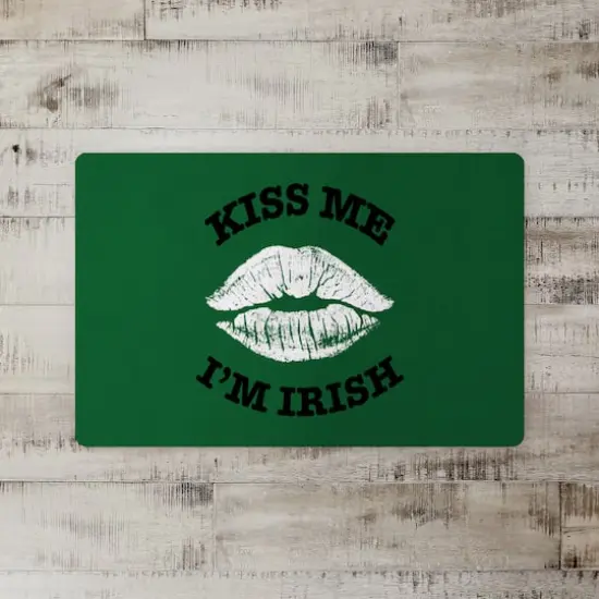 Leprechaun Beard Hat 2 27" x 18" Floor Mat {3}