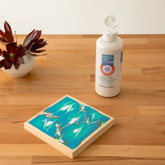 Acrylic Ready-Mixed Pouring Paint by Artist's Loft&trade; Metallic White {3}