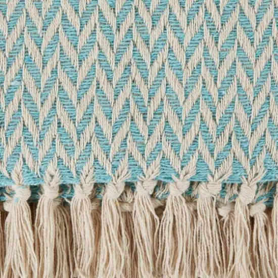 DII&reg; Zig-Zag Throw Aqua {5}