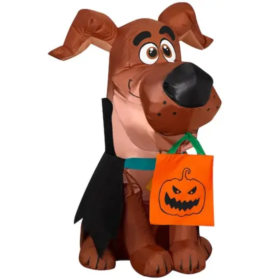 3.5ft. Airblown® Inflatable Halloween Scoob Puppy Vampire {1}