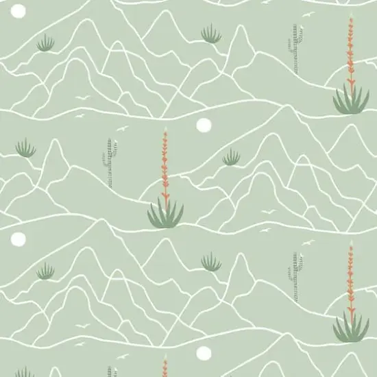 Elana Gabrielle Desert Afternoon Peel & Stick Wallpaper Sage {1}