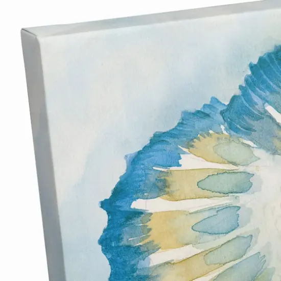 White And Blue Fish 18" x 12' Canvas Wall Art {6}