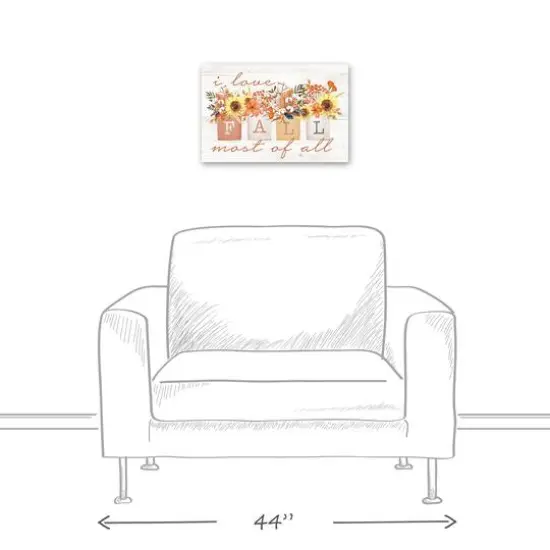 Love Fall Bouquets Canvas Wall Art {6}