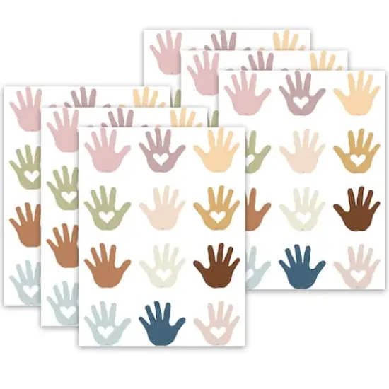 Teacher Created Resources Everyone is Welcome Helping Hands Mini Accents, 216 Pieces {1}