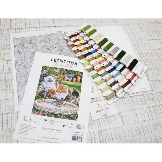 Letistitch Splashing Up Some Fun Counted Cross Stitch Kit {3}