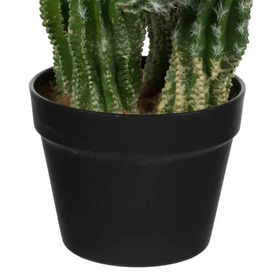31" Artificial Green Potted Cactus {6}