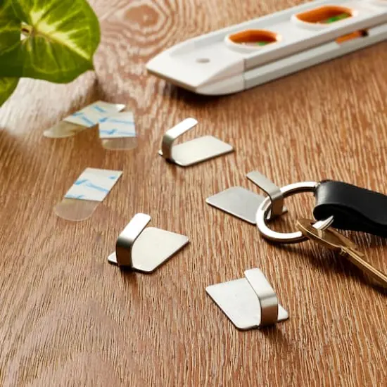 Command&trade; Small Decorative Metal Hooks, Stainless Steel {3}