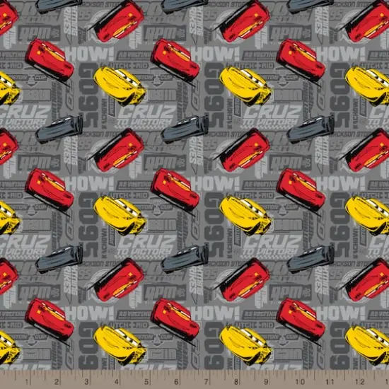 Disney&reg; Pixar Cars Multicolored Cars Toss Cotton Fabric {3}