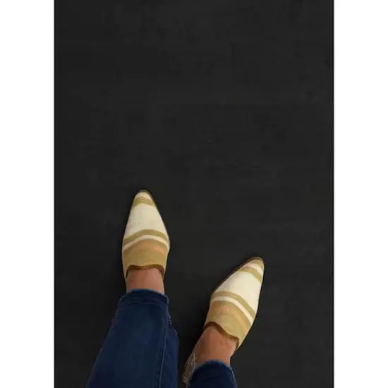 FloorPops Slater Charcoal Peel & Stick Floor Tiles {8}