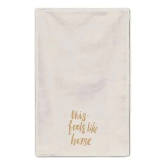 This Feels Like Home Tea Towel Set Gold {5}
