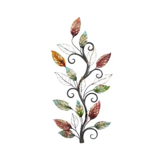 36" Multicolor Metal Traditional Floral Wall D&eacute;cor {1}