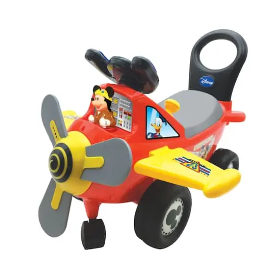 Kiddieland Disney&reg; Mickey Mouse Plane Light & Sound Activity Ride-On {1}