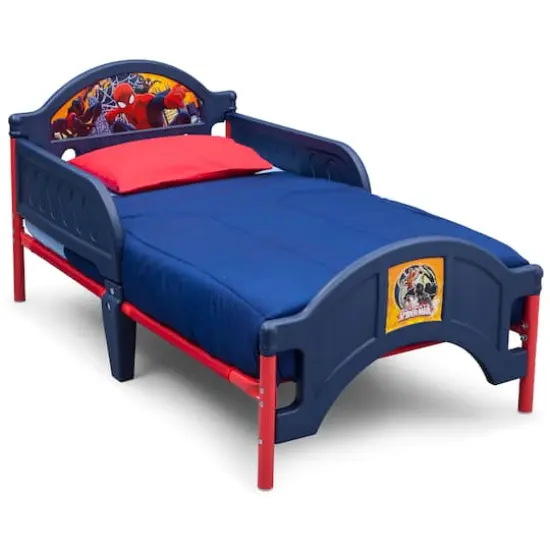 Spider Man Plastic Toddler Bed {1}