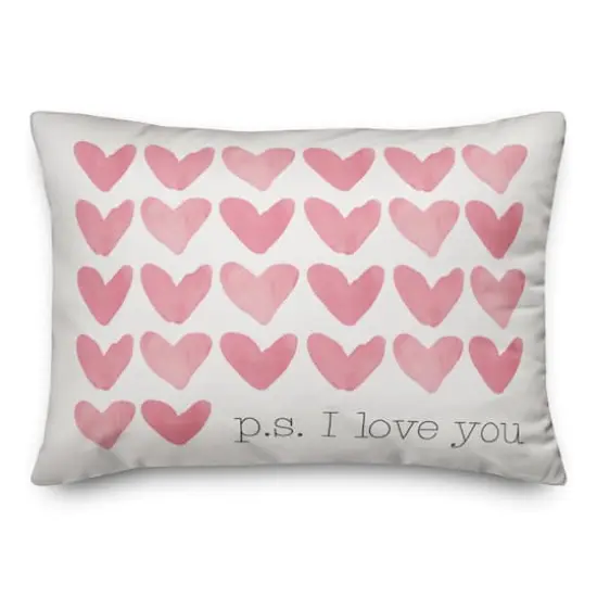 P.S. I Love You Throw Pillow {1}