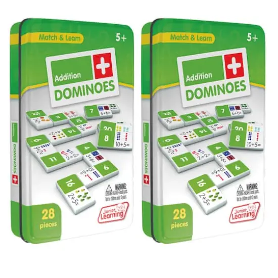 Junior Learning&reg; Addition Dominoes Set, 2ct. {1}