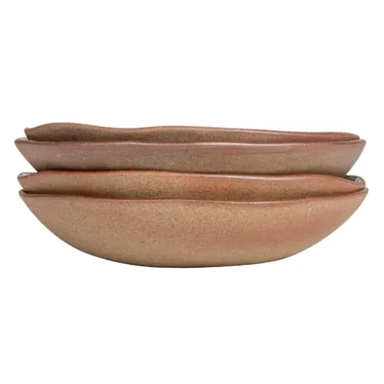 Hello Honey&reg; 9" Insect & Bird Design Stoneware Plate Set {4}