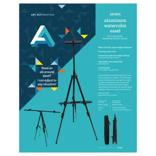 Art Alternatives Sierra Watercolor Easel {4}