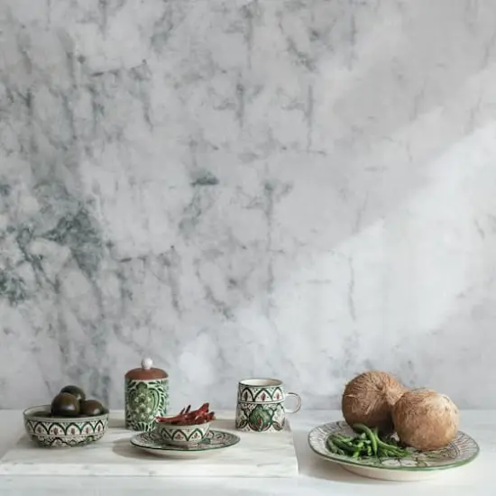 Hello Honey&reg; 3.75" Round Botanical Bliss Stoneware Mug {4}