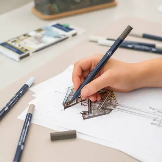 Faber-Castell&reg; Goldfaber Sketch Architecture Dual Tip Alcohol Markers {9}