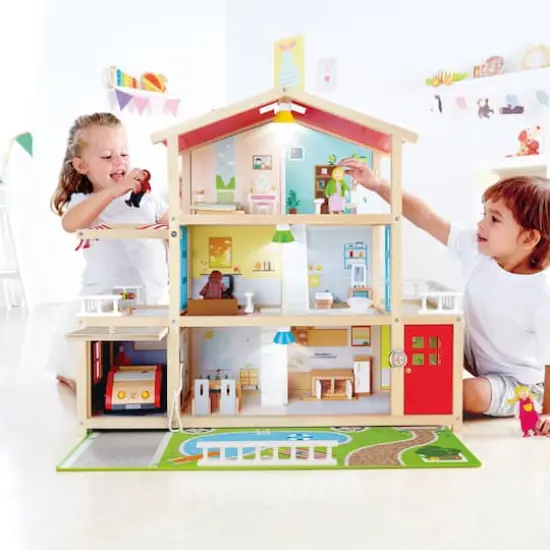 Hape Family Mansion Dollhouse Playset {3}