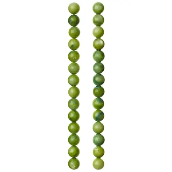 Green Shell Round Beads, 8mm by Bead Landing&trade; {4}