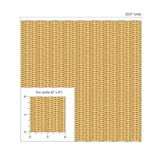 Tommy Bahama&reg; Bali Basket Peel & Stick Wallpaper Sisal {9}