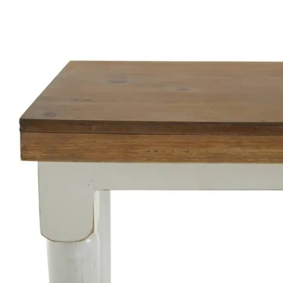 White Farmhouse Shelving Unit, 23" x 13" x 72" {5}