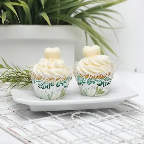 Hortense B. Hewitt Co. Greenery Cupcake Wrap  {3}