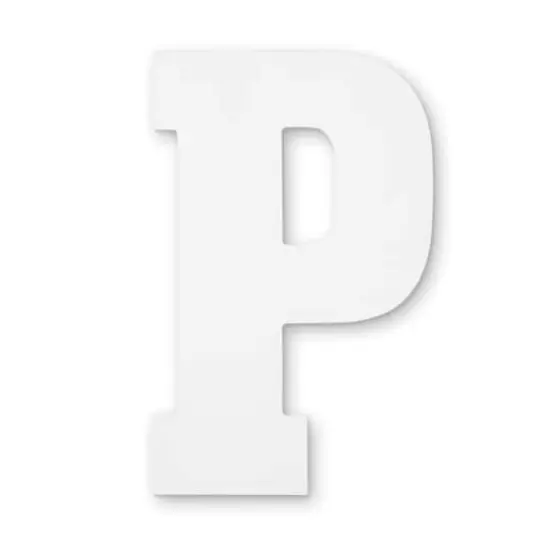 13" White MDF Uppercase Letter by Make Market&reg; P {1}