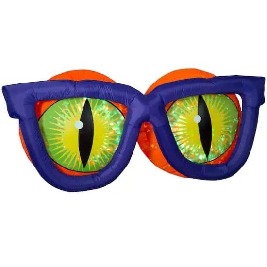 4ft. Airblown&reg; Inflatable Projection Kaleidoscope Evil Eyes {1}