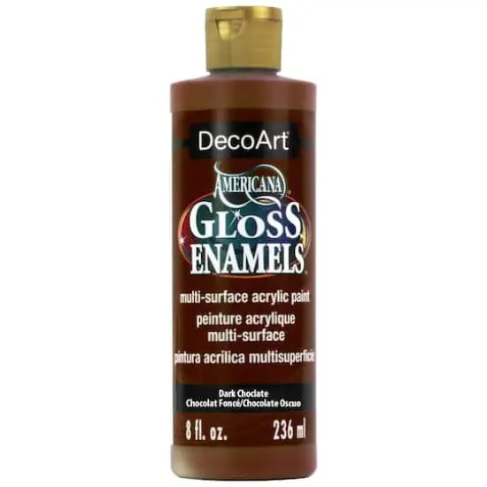 DecoArt® Americana® Gloss Enamels® Acrylic Paint Dark Chocolate {1}