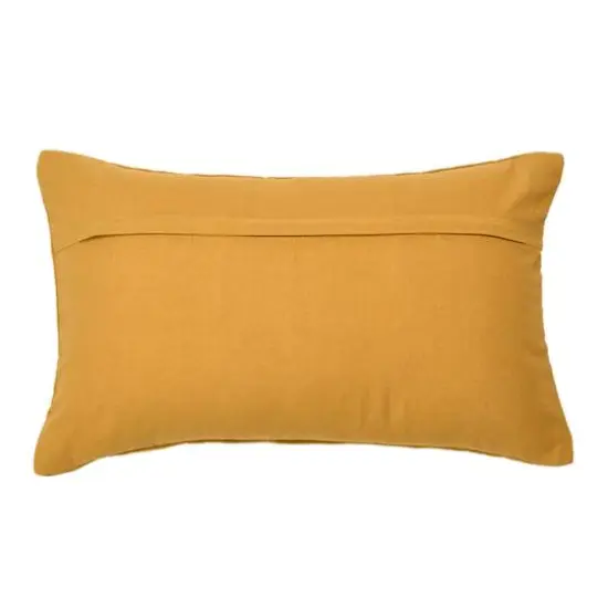 Hello Honey&reg; 20" Quilted Velvet Lumbar Pillow Cover Orange {5}