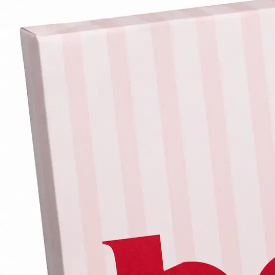 Be Mine Stripes Canvas Wall Art {4}