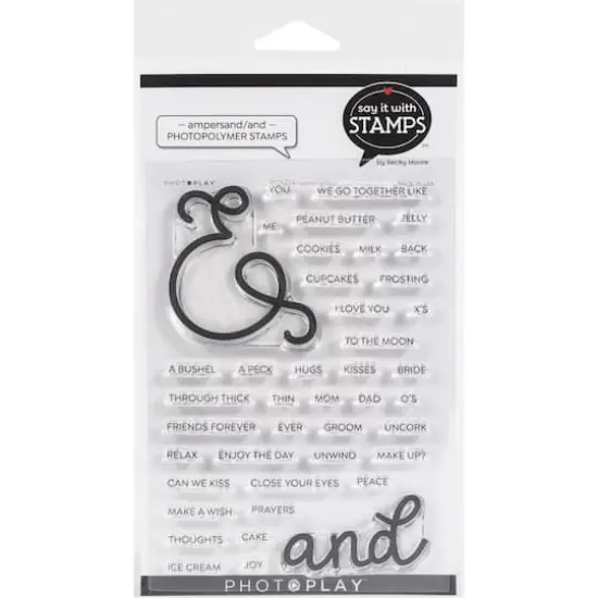 PhotoPlay™ Say It With Stamps™ Ampersand/And Clear Stamps {1}
