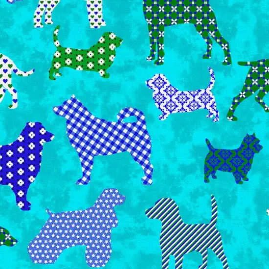 Fabric Editions Puppy Pals Cotton Fabric {4}