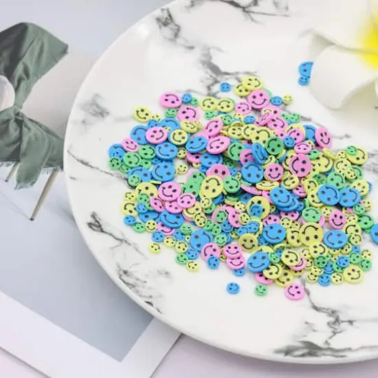 1lb. Smiley Face Clay Disc Embellishments by Creatology&trade; {3}