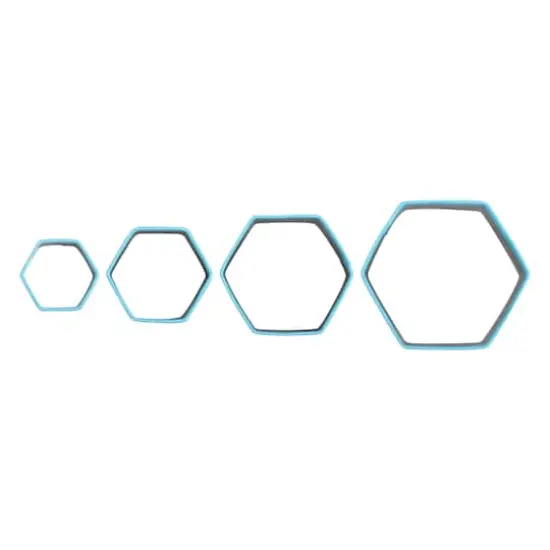 Hexagon Stainless Steel Nested Cookie Cutter Set by Celebrate It&reg; {3}