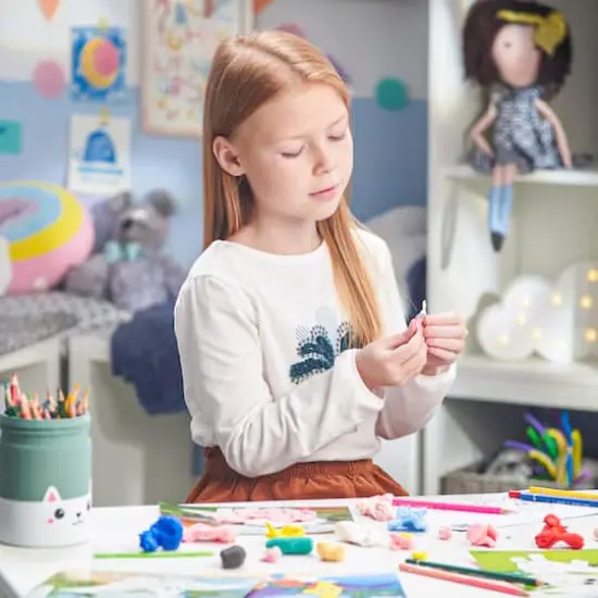 Arteza&reg; Kids Dinosaurs Clay By Numbers Kit, 56 pcs {7}