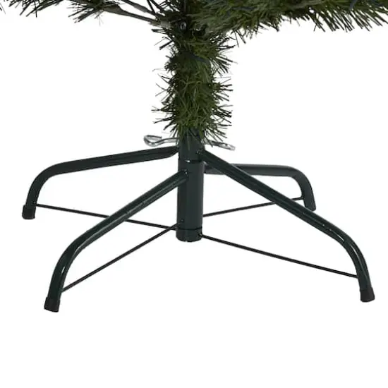 6ft. Pre-Lit Rocky Mountain Spruce & Pinecone Artificial Christmas Tree, Clear LED Lights {5}