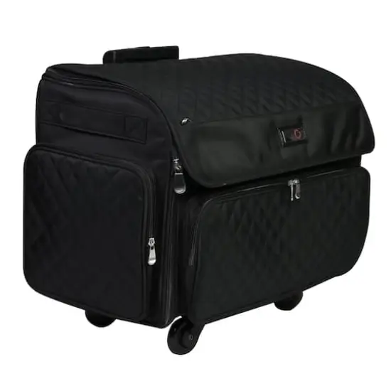 Everything Mary Black Quilted Deluxe Sewing Machine Storage Case {9}