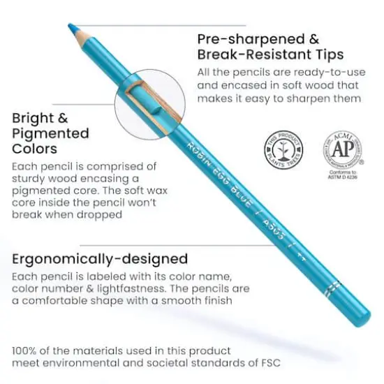 Arteza&reg; Expert Colored Pencils, 72ct. {3}