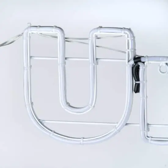 50" Halloween Unwelcome Neon Style Sign {3}